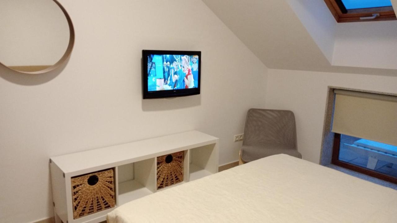 Apartament Atico A 3 Km De Sanxenxo Con Piscina Y Garaje Zewnętrze zdjęcie