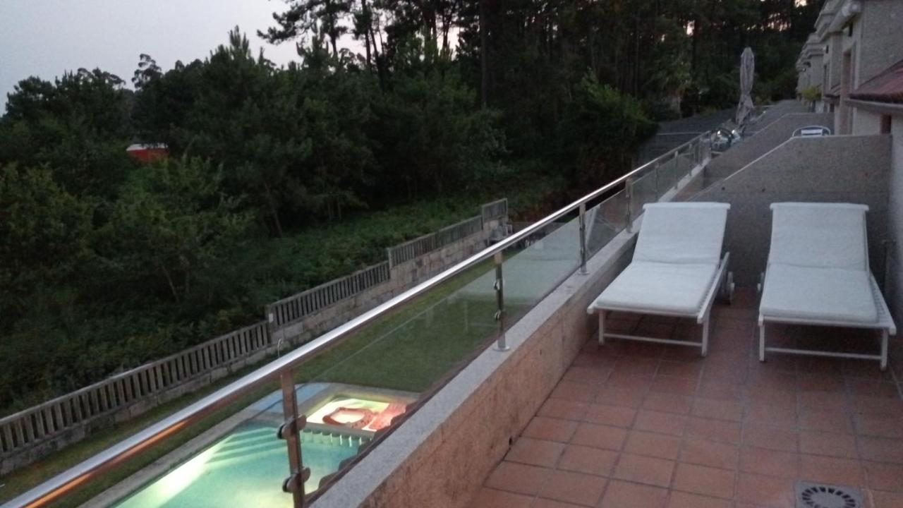 Apartament Atico A 3 Km De Sanxenxo Con Piscina Y Garaje Zewnętrze zdjęcie